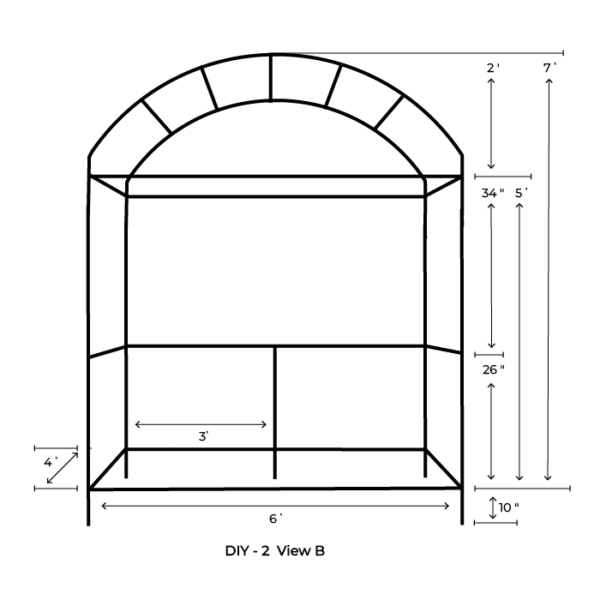 “DIY” Enclosed Apiary Kit – (2 Hive) - Image 4